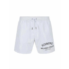 Плавки Iceberg Milano Italia Medium Boardshort, размер 2XL, white