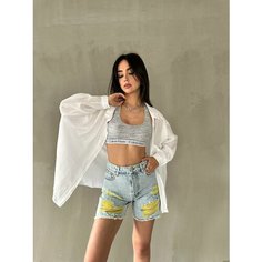 Шорты FAF, размер 40, голубой