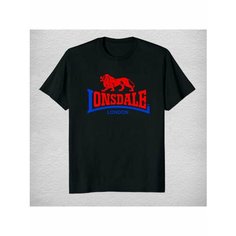 Футболка lonsdale лонсдейл, размер 6XL, черный Моя маikа