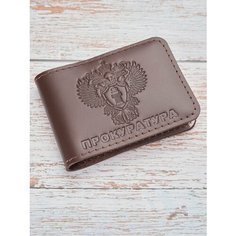 Обложка для удостоверения Русское ремесло, коричневый