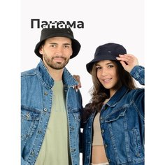 Панама Fishka для взрослых и детей, размер OneSize, синий