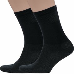Носки Dr. Feet, комплект, 2 пары, размер 29, черные