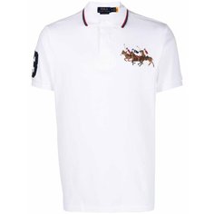 Поло Polo Ralph Lauren Triple Pony, размер XXL undefined (Мужские размеры Polo Ralph Lauren (стандартный)), серебристый