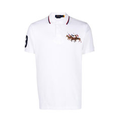 Поло Polo Ralph Lauren Triple Pony, размер XL undefined (Мужские размеры Polo Ralph Lauren (стандартный)), серебристый