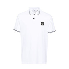 Поло Stone Island, размер L undefined (Stone Island (стандартный)), серебристый