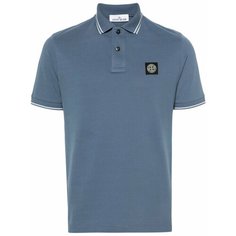 Поло Stone Island Compass, размер S undefined (Stone Island (стандартный)), cиний