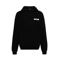 Худи Jacquemus Le Hoodie Gros Grain, размер L undefined (Jacquemus (стандартный)), , 990 black