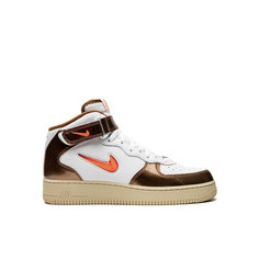 Кроссовки NIKE Air Force 1 Mid QS, размер 7.5 US (NIKE US), коричневый
