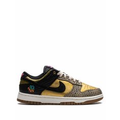 Кроссовки NIKE Dunk Low, размер 10.5 US (Nike US), черный