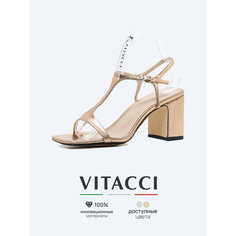 Босоножки VITACCI, размер 37, золотой