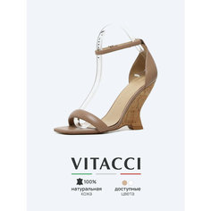 Босоножки VITACCI, размер 38, бежевый