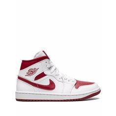 Кроссовки Jordan Air Jordan 1 Mid, размер 8 US (Jordan US), серебристый