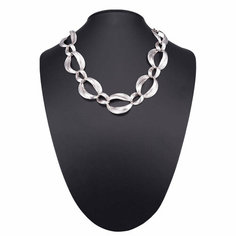 Колье OTOKODESIGN, серебристый