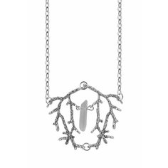 Колье OTOKODESIGN, стекло, серебристый