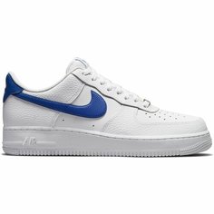 Кроссовки NIKE AIR FORCE 1 07 LO, размер 43, белый/синий