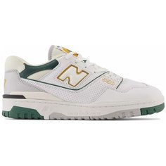 Кроссовки New Balance 550, размер 5 US, белый-зеленый