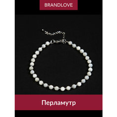 Браслет на ногу BL Jewelry, длина 21 см, 1 шт., белый