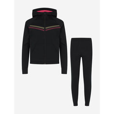 Костюм спортивный Demix Fitness Best Girls Suit, размер 122/128, черный