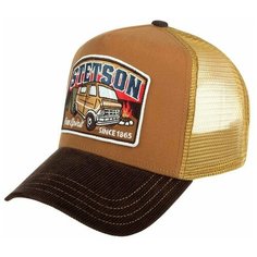 Бейсболка STETSON для мужчин и женщин, размер 0, коричневый