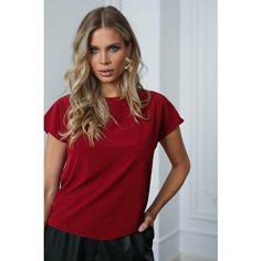 Блуза A-A Awesome Apparel by Ksenia Avakyan, размер 60, бордовый