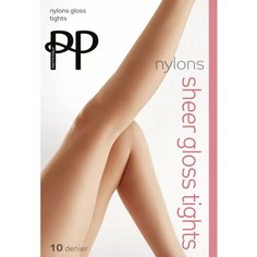 Колготки Pretty Polly, 10 den, размер 4-5/L/48-50, розовый, серый, фиолетовый