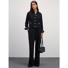 Брюки Zarina, размер XS (RU 42)/170, черный