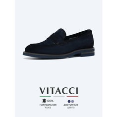 Лоферы VITACCI, размер 45, синий