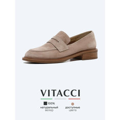 Лоферы VITACCI, размер 35, бежевый