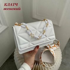 Сумка кросс-боди Bottoncini, белый