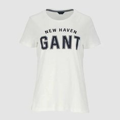 Футболка GANT, размер XL, белый