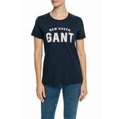 Футболка GANT, размер L, синий