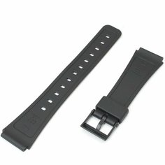 Ремешок CASIO, диаметр шпильки 1.8 мм, размер 22, черный