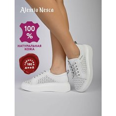 Полуботинки Alessio Nesca, размер 37, белый