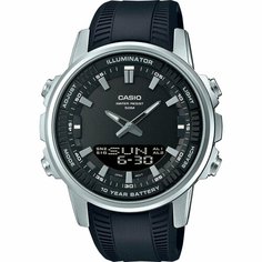 Наручные часы CASIO, серебряный, черный