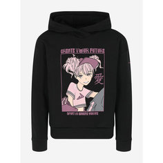 Худи Demix Sport Style Girls Jumper, размер 122/128, черный