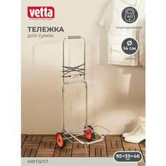 Сумка-тележка Vetta, 35х95х46 см, хром