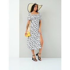 Платье для кормящих мам , размер 40, белый Lace