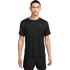 Футболка спортивная NIKE DF UV MILER SS TEE, 1 шт., размер M, черный