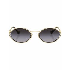 Солнцезащитные очки Miu Miu, золотой