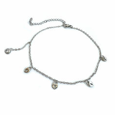 Браслет на ногу XUPING JEWELRY, 1 шт., серебряный