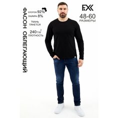 Футболка FIXXSELFIXX, размер 48, черный
