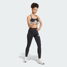 Топ спортивный adidas aeroreact big logo, размер XS INT, black