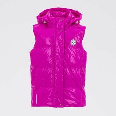 Жилет утеплённый КОТОФЕЙ, размер 164, фуксия