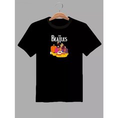 Футболка the beatles, размер XS, черный ZA Print