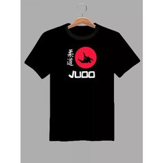 Футболка JUDO, размер 4XS, черный ZA Print