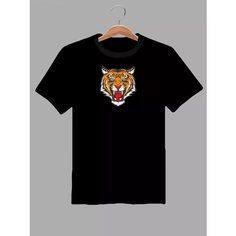 Футболка тигр, размер XXL, черный ZA Print