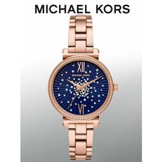 Наручные часы MICHAEL KORS, золотистый/синий