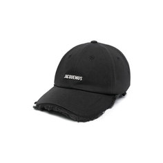 Бейсболка Jacquemus La Casquette Artichaut для мужчин и женщин, размер 58 RU, черный