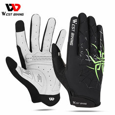 Перчатки West Biking для мужчин и женщин, размер XXL, зелeный