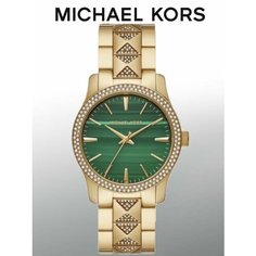 Наручные часы MICHAEL KORS, зеленый/золотой